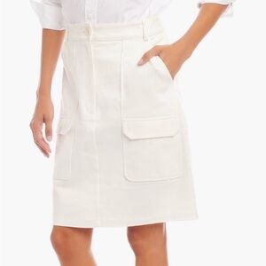 Karen Kane Twill Cargo Skirt - size 2